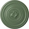 Ekena Millwork Pearl Ceiling Medallion (Fits Canopies up to 1 7/8"), 26 1/4"OD x 1 1/2"P, Athenian Green CM26PEAGF - alternate 1